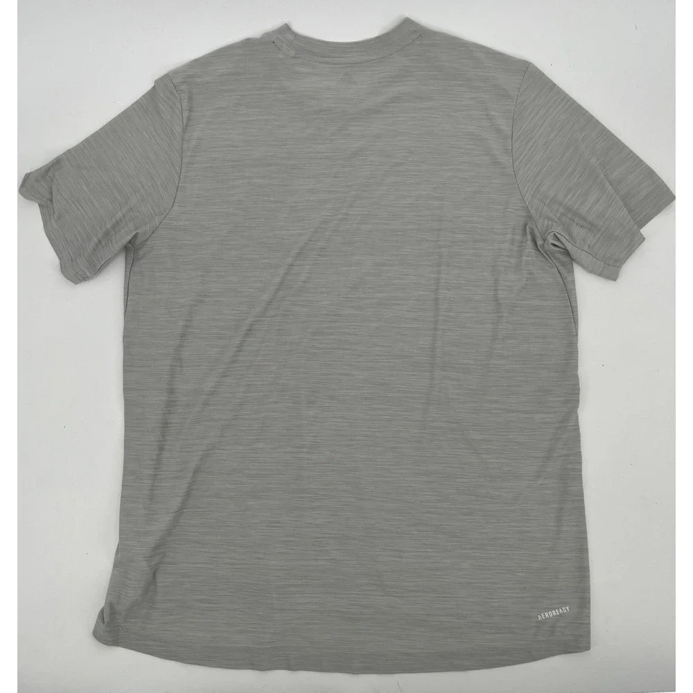 Gray adidas Primegreen Aeroready athletic Tshirt Shirt Men's XL